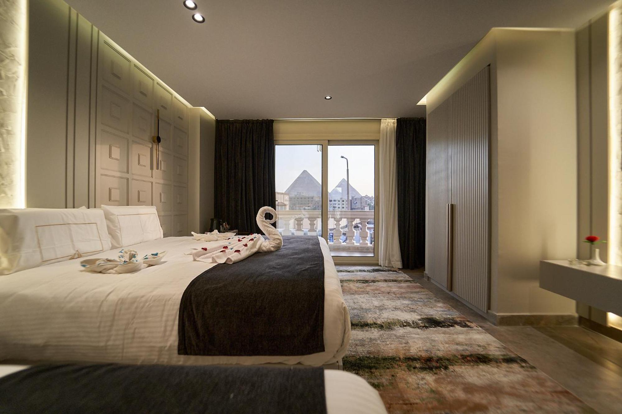 Pyramids Charm Hotel Al Kawm al Akhdar المظهر الخارجي الصورة
