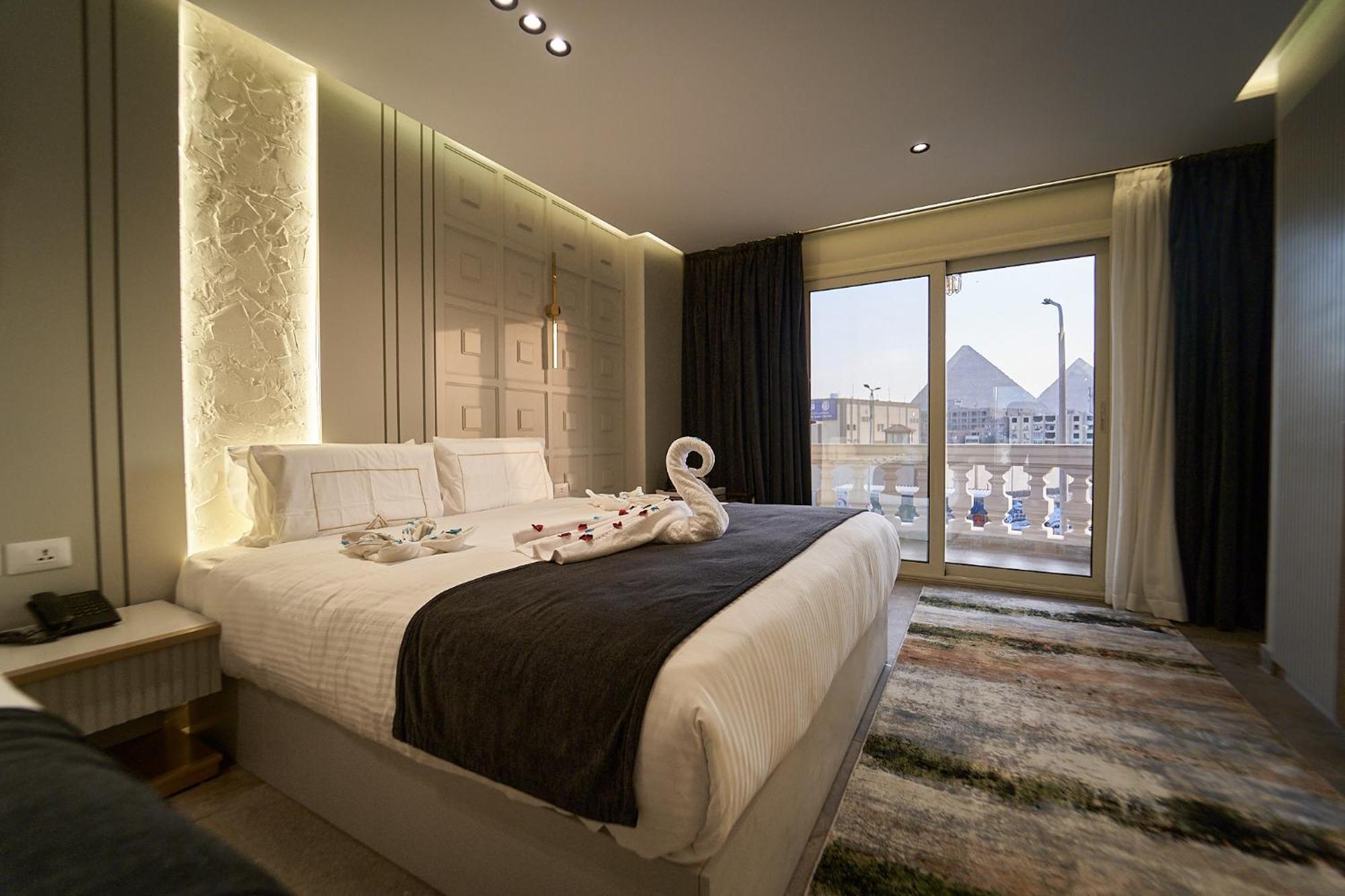 Pyramids Charm Hotel Al Kawm al Akhdar المظهر الخارجي الصورة