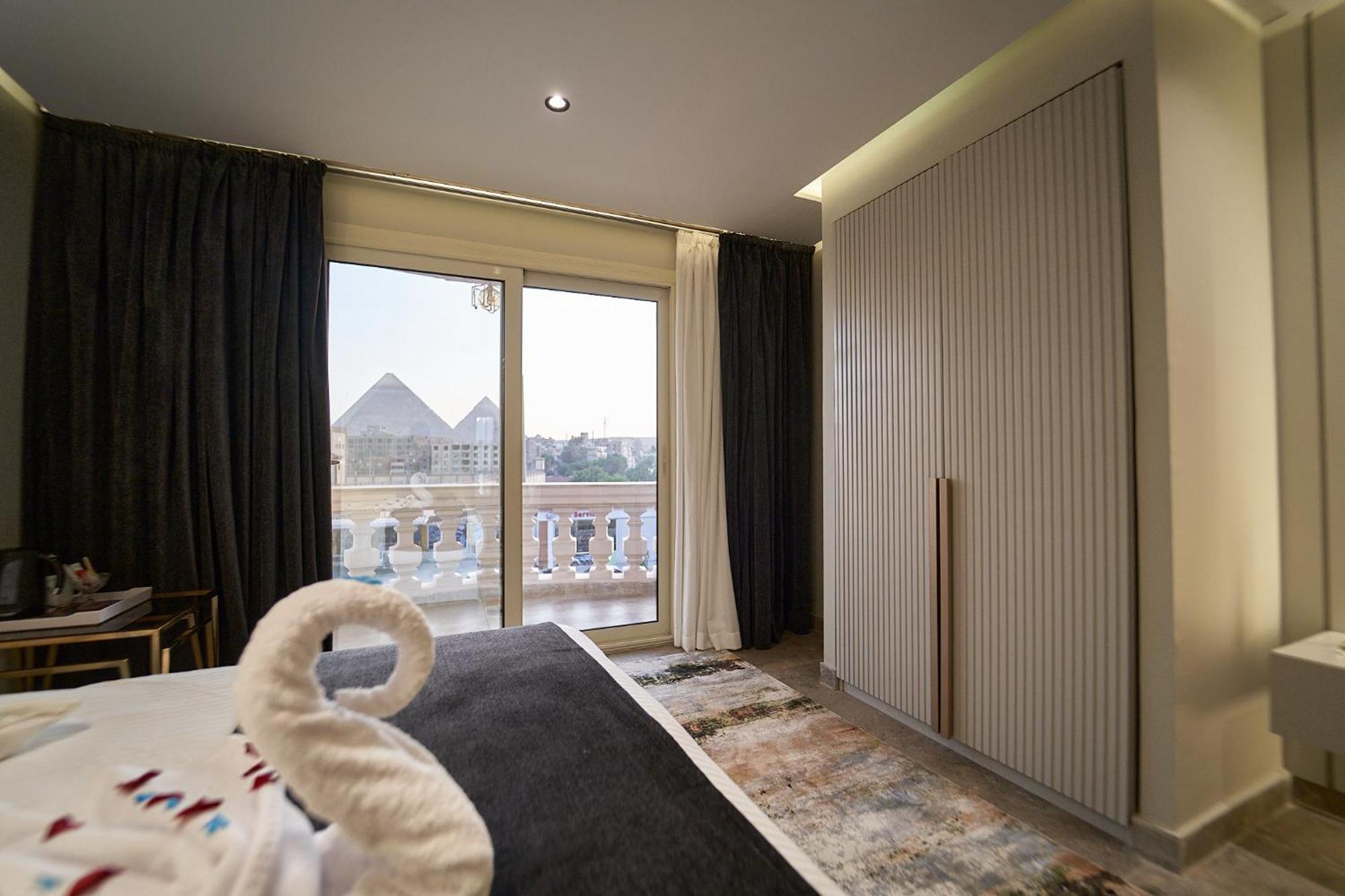 Pyramids Charm Hotel Al Kawm al Akhdar المظهر الخارجي الصورة