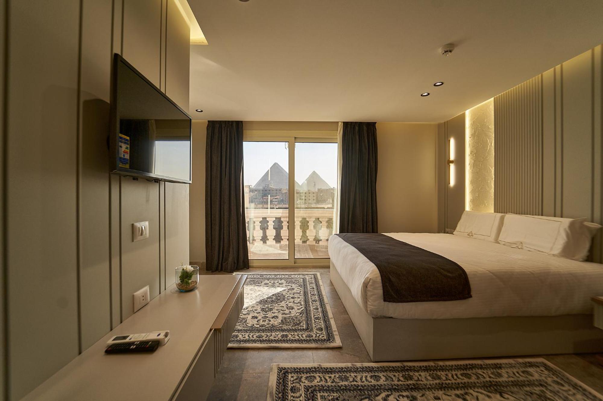 Pyramids Charm Hotel Al Kawm al Akhdar المظهر الخارجي الصورة