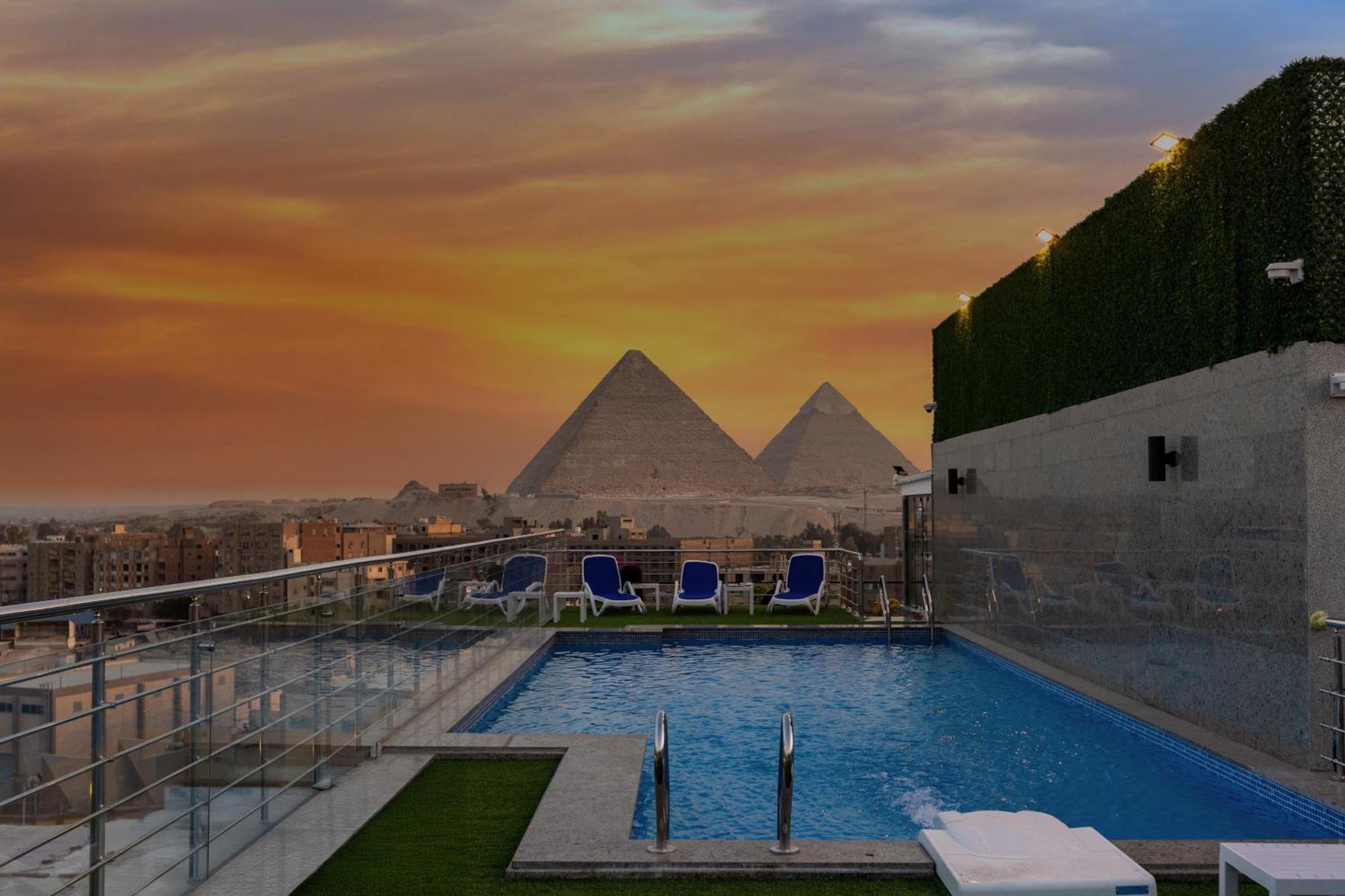 Pyramids Charm Hotel Al Kawm al Akhdar المظهر الخارجي الصورة